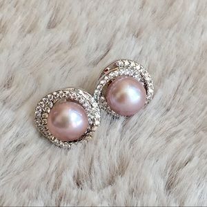 🆕 Genuine Freshwater Pearl Stud Earrings